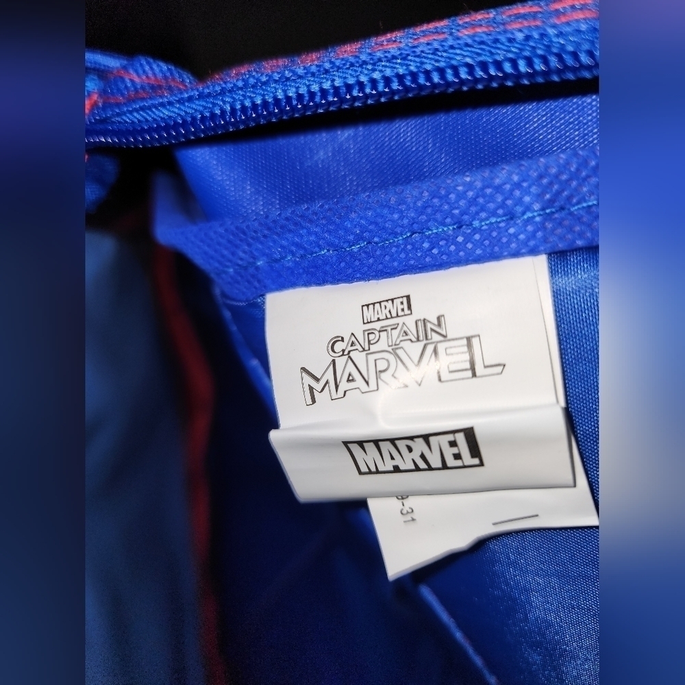 Captain Marvel Comics Carol Danvers Avengers 16" School Backpack/ Book Bag, - Picture 3 of 6